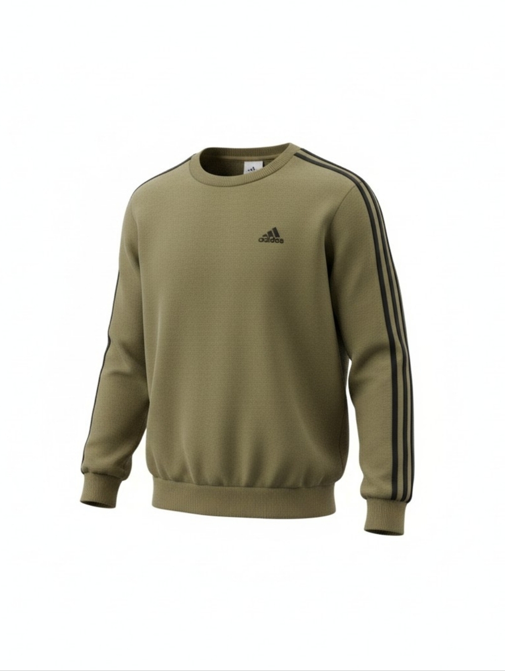 Adidas Lg Unisex Kahki Crewneck Sweater